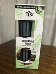 Tiki Brand 2-pack Easy Install 65 Inch Torch Retro Stripe Metal Gray. Fixed Price $22.99.