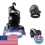 Odoland Portable Led Camping Lantern Ceiling Fan - Hurricane Emergency. Fixed Price $34.23.