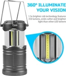 Led Lanterns, 4 Pack Pop Up Lanterns For Power Outages, Bright Battery Powere.... Fixed Price $35.95.