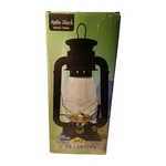 V&o Matte Black Gold Trim 12" Oil Lantern Lamp Never Used! Can Repel Bugs. Fixed Price $23.99.