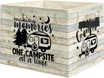 Rustic Camping Camper Storage Bin Box With Handles, Making Memories One. Fixed Price $18.55.