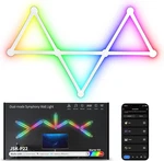 Kobaiban Smart Wifi Rgb Led Wall Light Lines 9 Smarter Kit, White. Fixed Price $117.17.