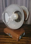 Humphrey Indoor Propane Gas Light Rustic Walnut 9rw Uses Preformed Mantles Usa. Fixed Price $105.00.