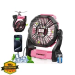 Art In Real 30000mah Camping Fan Lantern Pink Rechargeable. Fixed Price $44.99.