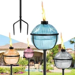 Citronella Torches Set Of 4, 16 Oz Glass Garden For Outside, 3-prong .... Fixed Price $62.15.