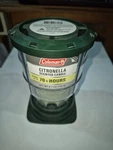 Coleman 70+ Hour Citronella Candle Outdoor Lantern, Classic Green Cl2. Fixed Price $11.99.