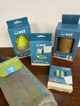 Ust Camping Kit Tent Bulb, Compass, Bamboo Cup, Soft Bottle, Whistle. Fixed Price $15.00.