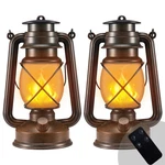 Outdoor Lanterns Waterproof Hanging Vintage Led Camping Lamps With Dancing Fl.... Fixed Price $53.00.