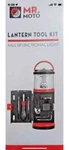 Mr. Moto Lantern Light With Built In 15 Piece Tool Kit Multifunctional. Fixed Price $13.00.