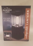 New Hammer & Axe Collapsible Lantern (black, 5.9 X 3.9 8.6 ). Fixed Price $12.96.