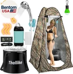 Portable Hot Shower For Camping Tent Kit, 1000w Immersion Heater, Recharg. Fixed Price $160.57.