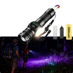 4 In 1 Rechargeable 6500k / 395nm Uv Flashlight Dimming Stepless True 5000 Lu.... Fixed Price $29.34.