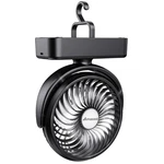 Portable Camping Fan With Led Lantern- 40h Work Time Rechargeable Battery Operat. Fixed Price $152.97.