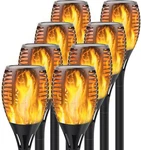 Solar Torch Lights With Flickering Flame, Fire Effect Garden Light, Auto On/off. Fixed Price $67.99.