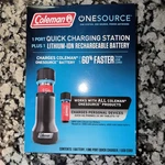 Coleman 2000035449 Onesource Rechargeable Lithium-ion Battery And 1 Port Quick. Fixed Price $30.00.