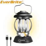 Everbrite Camping Lantern 3 Mode Rechargeable 4400mah Vintage Lamp Black. Fixed Price $27.99.