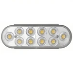 Optronics 6" Oval Clear Led Backup Light Bul10cbp Sealed Waterproof 10. Fixed Price $25.82.