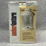 Vintage Weber Lars White Candle Lantern Complete W/box Hang & Stake - 1984 Nos. Fixed Price $26.85.