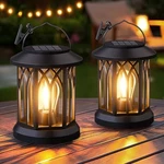 Outdoor Solar Lanterns - Waterproof Hanging Lights For Patio, Garden, Decor. Fixed Price $43.69.