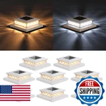 Topvelo 8 Packs Solar Post Cap Lights For Fence And Deck Auto On/off Outdoor L. Fixed Price $68.87.