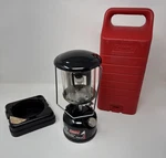 Used Coleman Peak 1 Single Mantle Camping Lantern 222a W/ Case. Fixed Price $170.00.