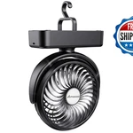 Amacool Portable Camping Fan Led Lantern- 40h Work Time Rechargeable Battery. Fixed Price $43.17.