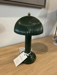 11.5" Fluted Metal Rechargeable Lamp Green (includes Led Bulb)- Hearth & Hand. Fixed Price $45.00.