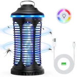 Rechargeable Bug Zapper Outdoor & Indoor, Mosquito Zapper, Fruit Fly Trap, Gn.... Fixed Price $58.52.