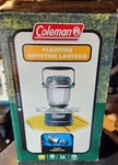 Coleman Floating Krypton Lantern - Silver Metallic Finish Floats New. Fixed Price $20.00.