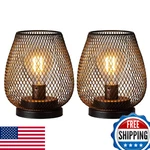 Needomo 2-pack Battery Led Table Lantern Lamp Outdoor/indoor Decor Timer Bronze. Fixed Price $53.21.