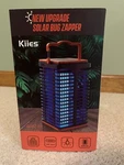 Kiies Solar Bug Zapper Indoor/outdoor Cordless With Built In Reading Lamp. Fixed Price $34.00.