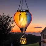 Larekook Solar Hot Air Balloon Lantern With Flickering Rainbow-1, Rainbow-1. Fixed Price $48.60.