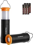 Everbrite 2-in-1 Mini Lanterns Flashlights 3 Modes 2 Packs Led Zoomable Torches. Fixed Price $18.99.