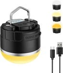 Rechargeable Led Camping Lantern 1000lm, Portable Tent Lights With 3 Black. Fixed Price $21.73.