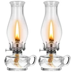 Yahenda 2 Pcs Chamber Oil Lamps For Indoor Use, Classic Kerosene Lanterns, Vi.... Fixed Price $63.18.