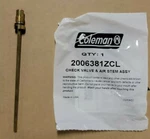 Coleman Check Valve & Air Stem Assembly # 2006381 Zcl Part For Lantern Stove. Fixed Price $17.99.