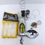 Vintage Uco Usa Candle Lantern Redmond Wa W/ Reflector & 3 Candles. Fixed Price $44.95.