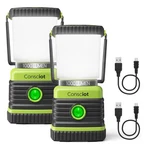 Led Camping Lantern Rechargeable, Consciot Lights, 1000lm, 4 Light Mo.... Fixed Price $62.77.