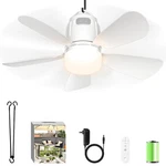 Run Your Gazebo Fan All Night - 20 Battery Powered Canopy. Fixed Price $124.99.