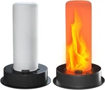 2 Pack Replacement Solar Light Tops With Flickering Flame,waterproof Black. Fixed Price $14.43.
