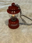 Vintage Coleman Lantern Keychain Replica Light Up Works Great, Advertising Promo. Fixed Price $14.95.