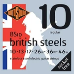 Rotosound Bs10 British Steel Electric Guitar Strings (10-46). Fixed Price $8.99.