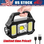 Solar Power Led Camping Lamp Flashlight Tent Light Lantern Rechargeable Battery. Fixed Price $9.82.