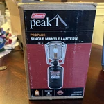 Coleman Peak 1 Propane Single Mantle Lantern Model #3023-722 Camp Backpacking. Fixed Price $42.00.