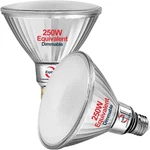 Explux 250 Watt Equivalent Par38 Led Flood Light Bulbs, Super Bright 3300 Lumens. Fixed Price $38.99.
