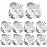 Pack Of 10,pocketman 110v 5w Led Ceiling Light Downlight,cool White Spotlight.... Fixed Price $99.92.