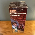 Vtg Sears Battery Powered Lantern Fluorescent Lighting Camping Outdoors 34-4434. Fixed Price $35.82.