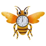 Hobyluby Unique Outdoor Clock Silent None-ticking, Wall Yellow Bee. Fixed Price $35.18.