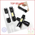 Kunhe 4 Pack Rechargeable Flashlights Usb-c Mini Small Led Lantern B. Fixed Price $26.93.