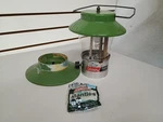 Coleman Model 5107 Single Mantle Propane Lantern Pyrex Globe Vtg. Fixed Price $34.97.